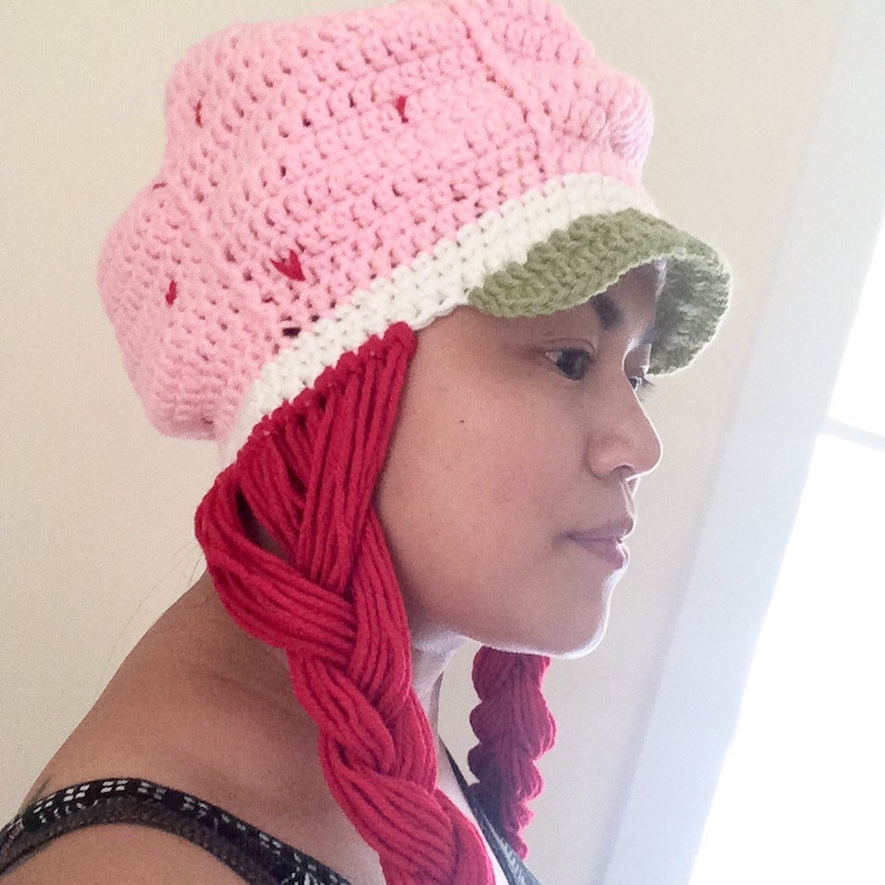 Crochet Strawberry Shortcake Hat / Strawberry Hat / Photo Prop Etsy