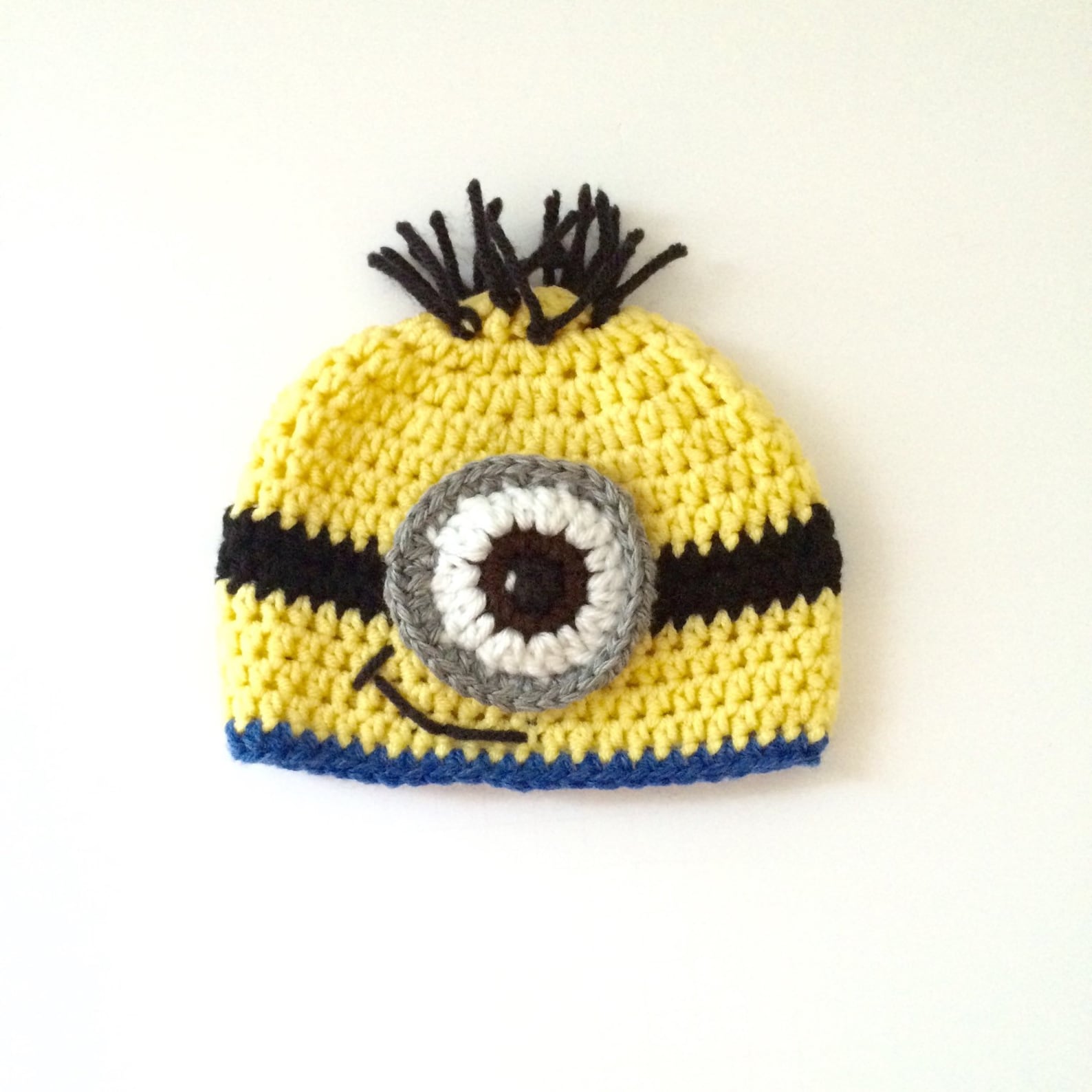 Crochet Baby Minion Hat / Minion Beanie / Baby Beanie / Baby | Etsy