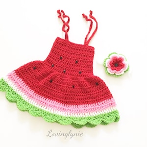 Watermelon dress (baby- big girl), summer dress for kid, baby gift, photo prop