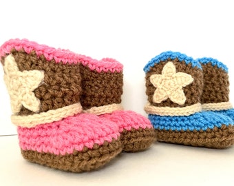 Botas de vaquera, zapatos de bebé, botas de vaquero para bebé, regalo para bebé