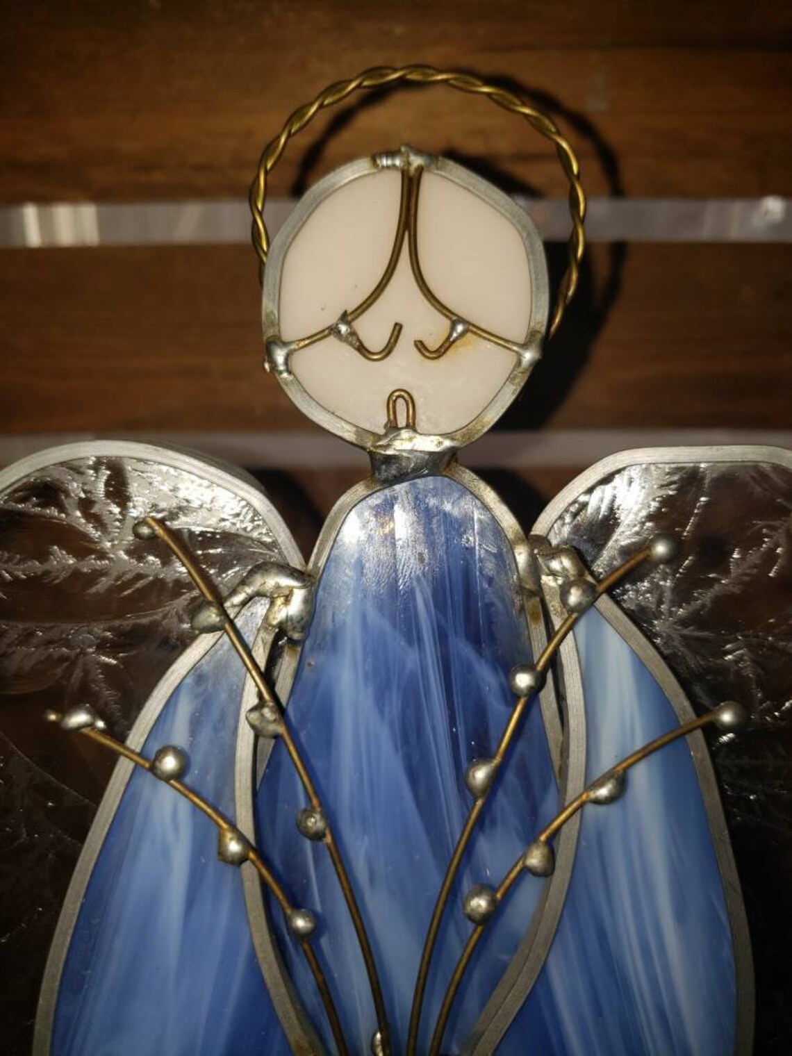 Stunning Stained Glass Angel. This Piece Has a Spot Etsy UK