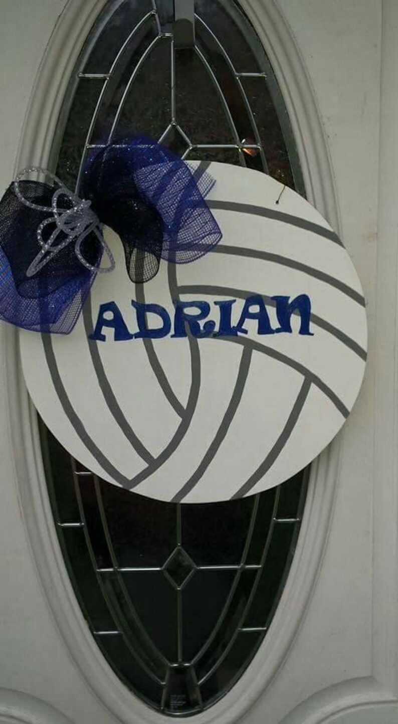 decorative over the door hangers on Home Decor Volleyball Decorative Door Hanger Door Hangers Door Hangers Wreaths Door Hangers