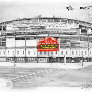 Chicago Cubs World Series Champions- 11x14&quot;