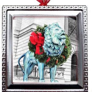 Chicago Art Institute Christmas ornament