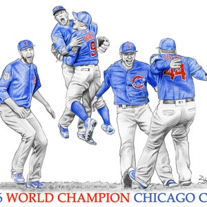 2016 Chicago Cubs World Series Champions- 11x14&quot;