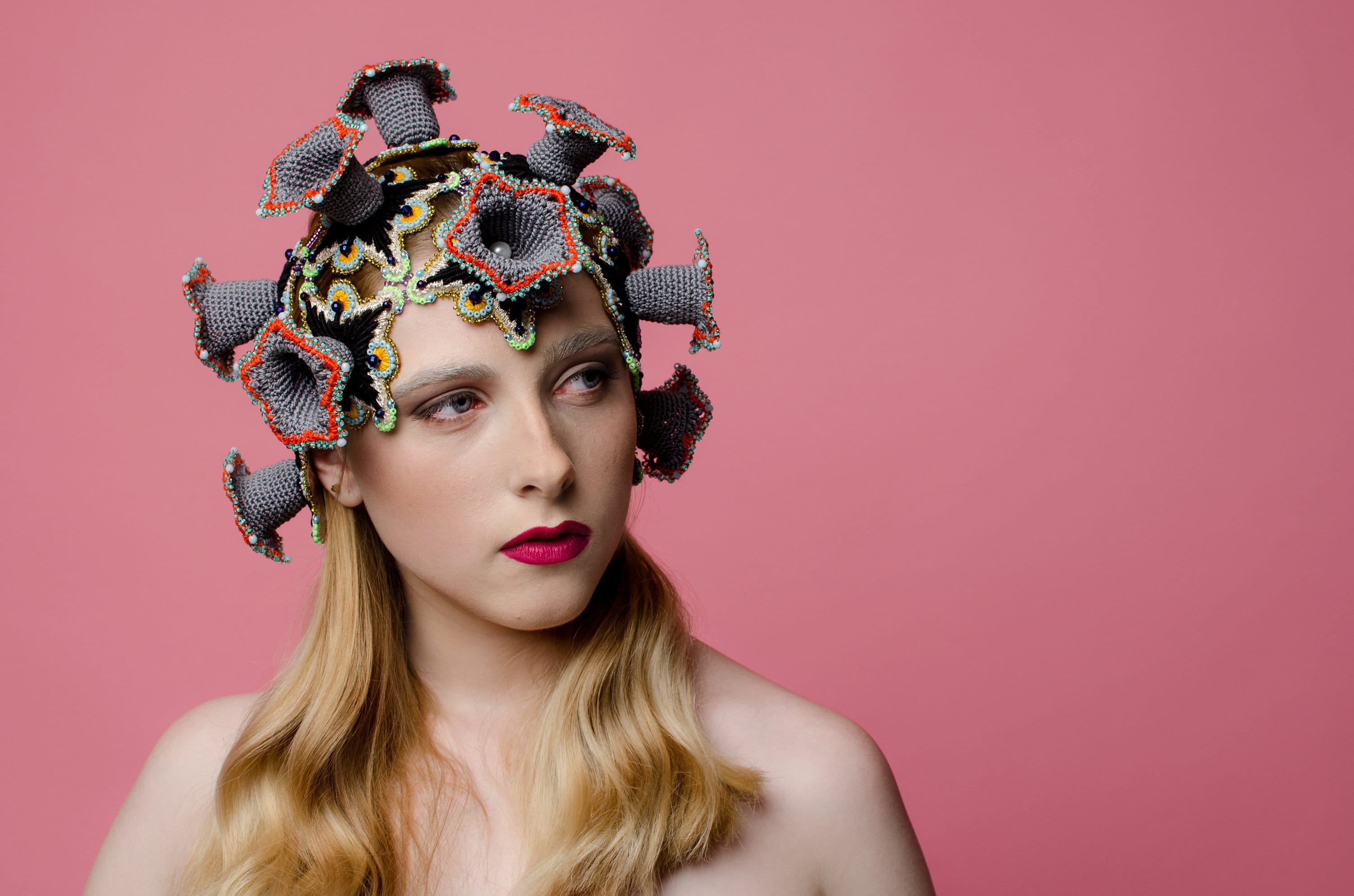 avant garde headpiece