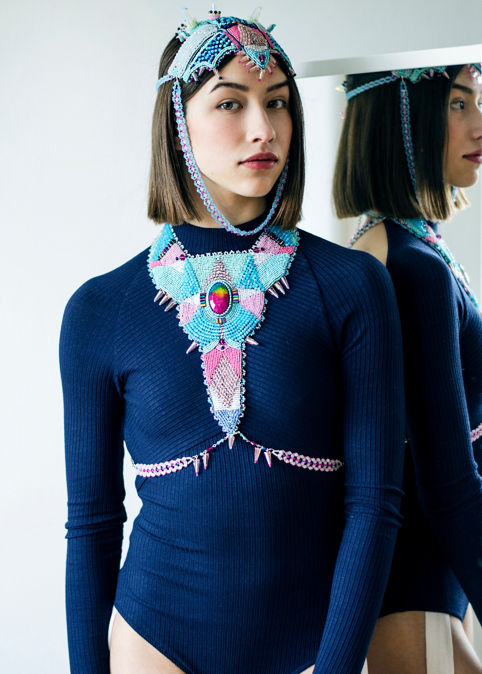 avant garde headpiece