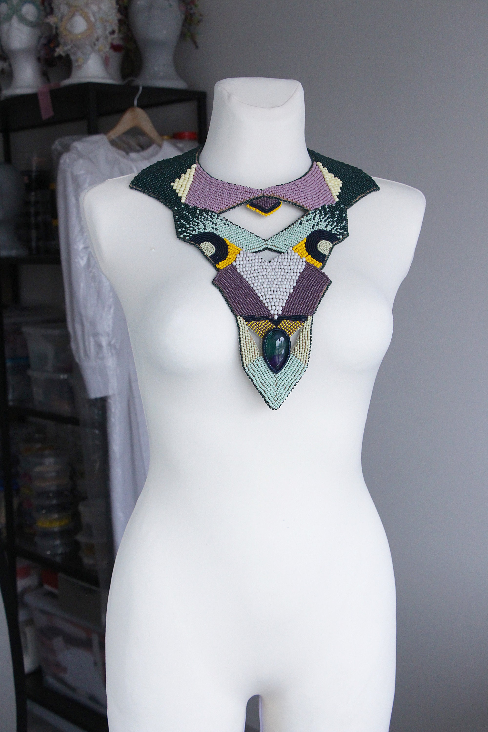 Big Bold Chunky Colorful Statement Necklaces for Women and Men