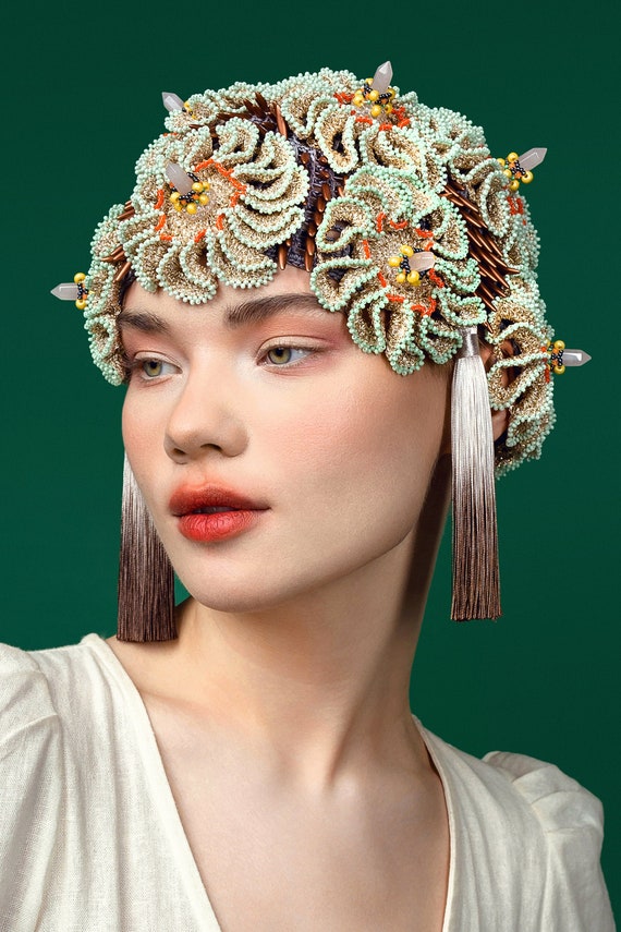 1920s Headpiece Fascinator Cloche Hat 