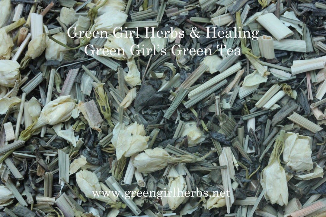 Green Girl's Organic Green Tea With Young Hyson Green Tea, Lemongrass