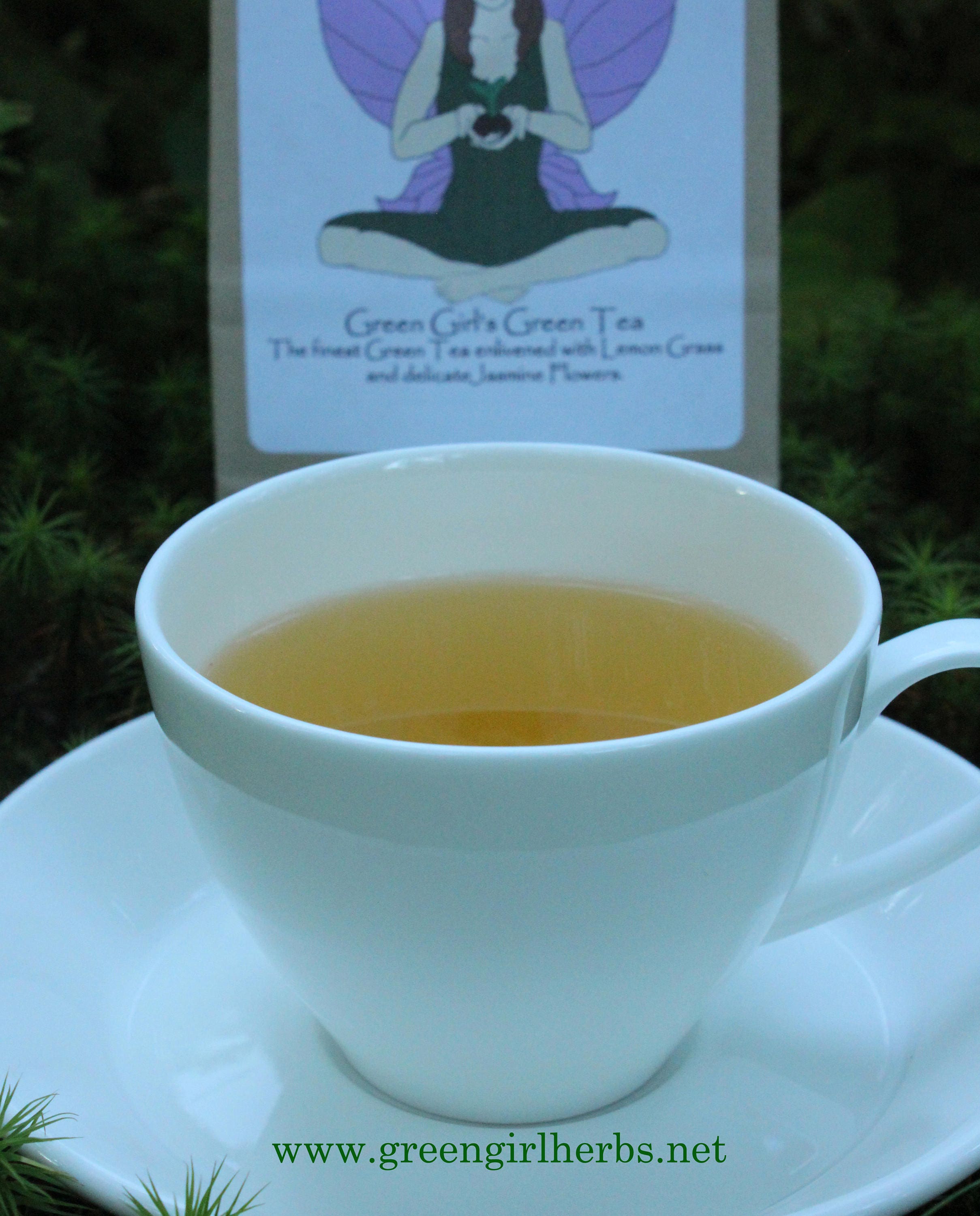 Green Girl's Organic Green Tea With Young Hyson Green Tea, Lemongrass