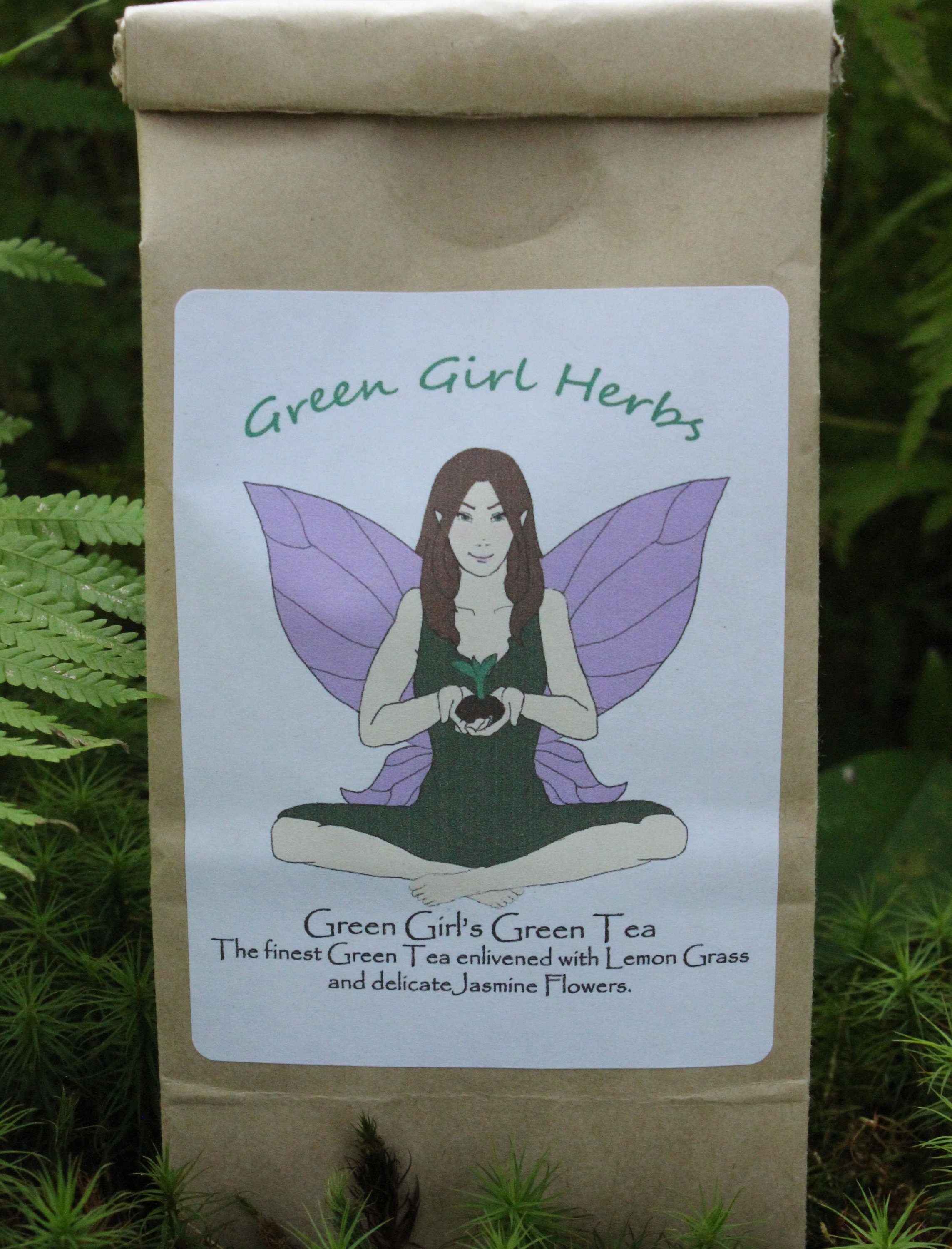 Green Girl's Organic Green Tea With Young Hyson Green Tea, Lemongrass