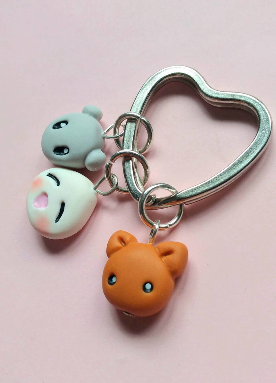Keychain Fruits Basket Polymer Clay Anime Manga Yuki Sohma Kyo Etsy
