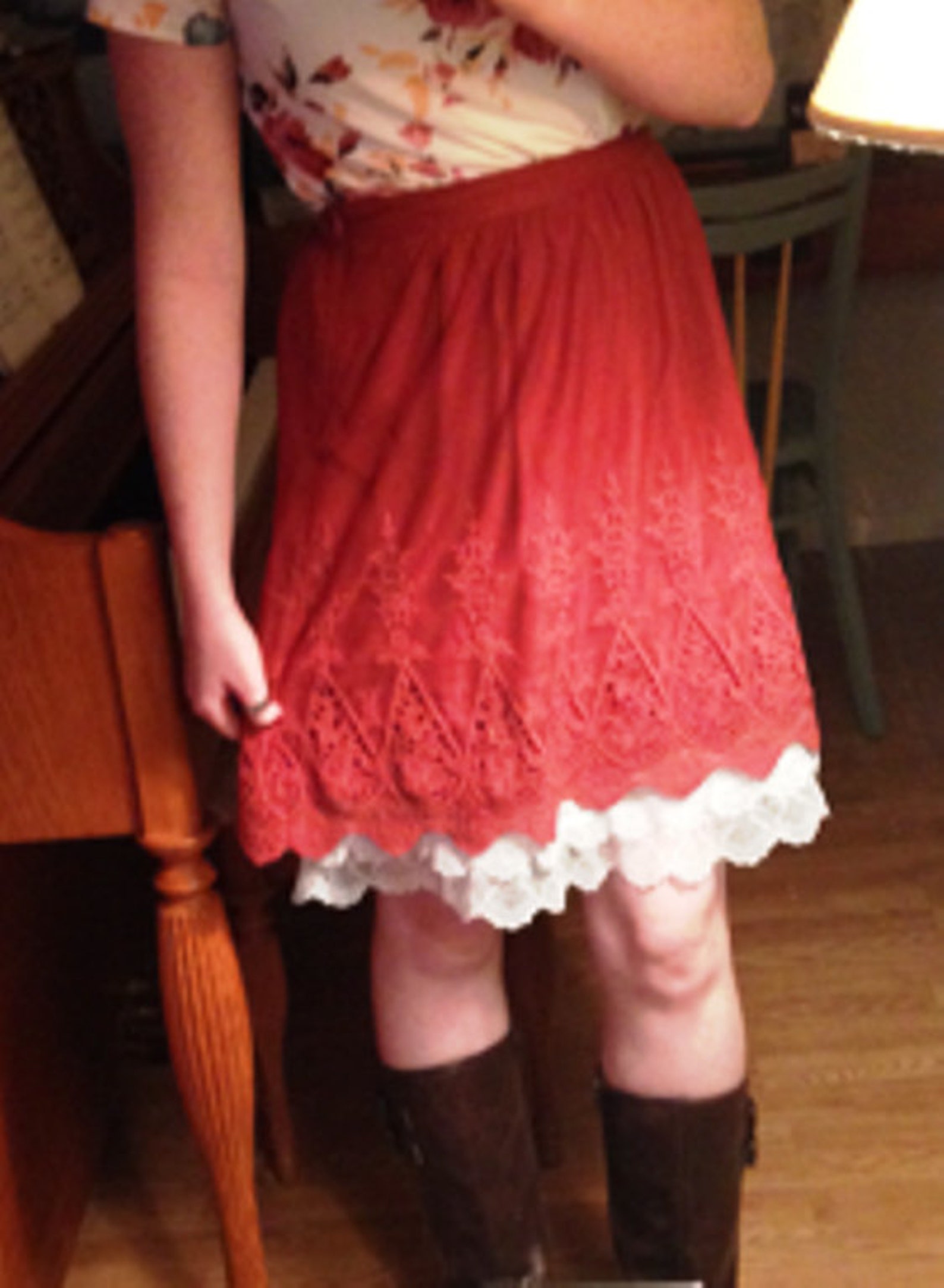 Slip Extender NEW Soft WHITE Gathered Lace Slip Extender. Etsy