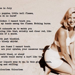 Sylvia Plath Poem Art 8 Designs image 2