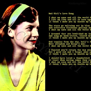 Sylvia Plath Poem Art 8 Designs image 5