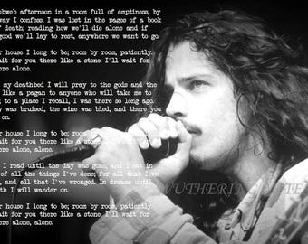 Chris Cornell 'Like A Stone' Lyric Art