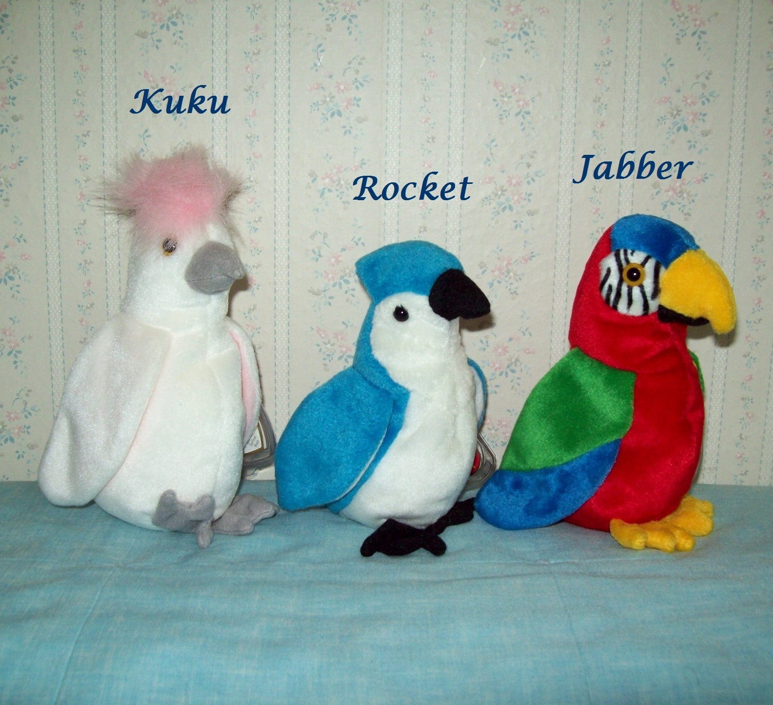 Ty Beanie Babies Vintage Collectibles Birds 2 Gobbles | Etsy