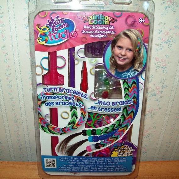 Rainbow Loom Authentic Hair Loom Studio Hair Accessory Kit Etsy