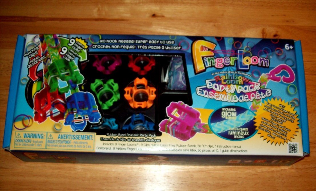 ondersteboven Overtreding escaleren Rainbow Loom® Authentic Finger Loom™ Party Pack by the makers - Etsy  Nederland