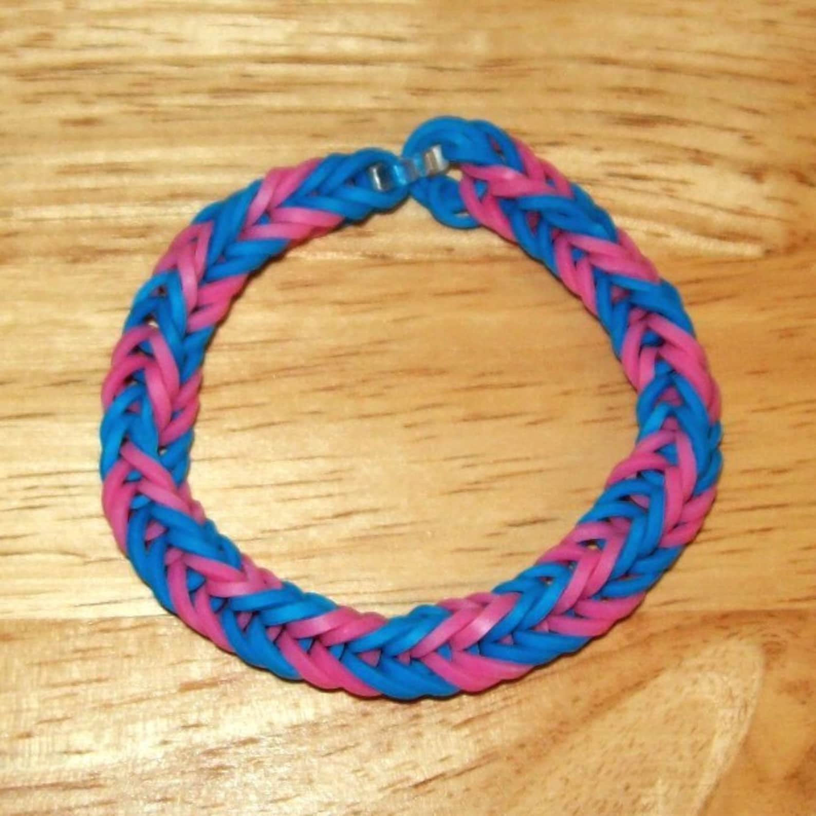 Rainbow Loom® Authentic Rubber Bands Ocean Blue and Pink - Etsy