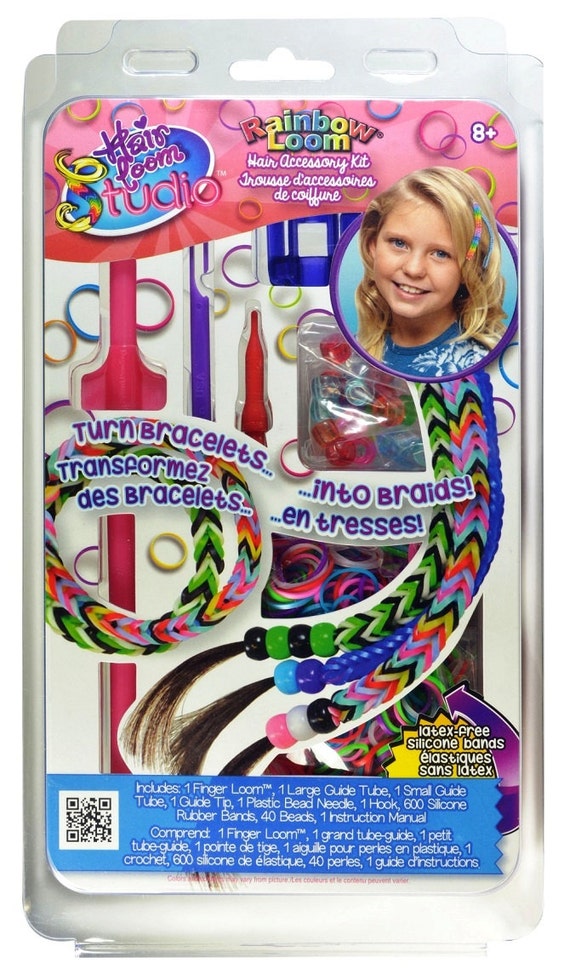 NEW Rubber Band Studio Creativity For Kids Loom Beads Hair Clips