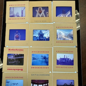 1960s 35mm Slides World&#39;s Fair 1964 in NY - set of 12 slides (lot 3)