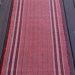 Rust Colored Rag Rug 55