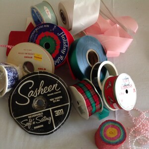 Ribbon, Spools and Spools of Ribbon Large Flat Rate Box of Ribbon ...