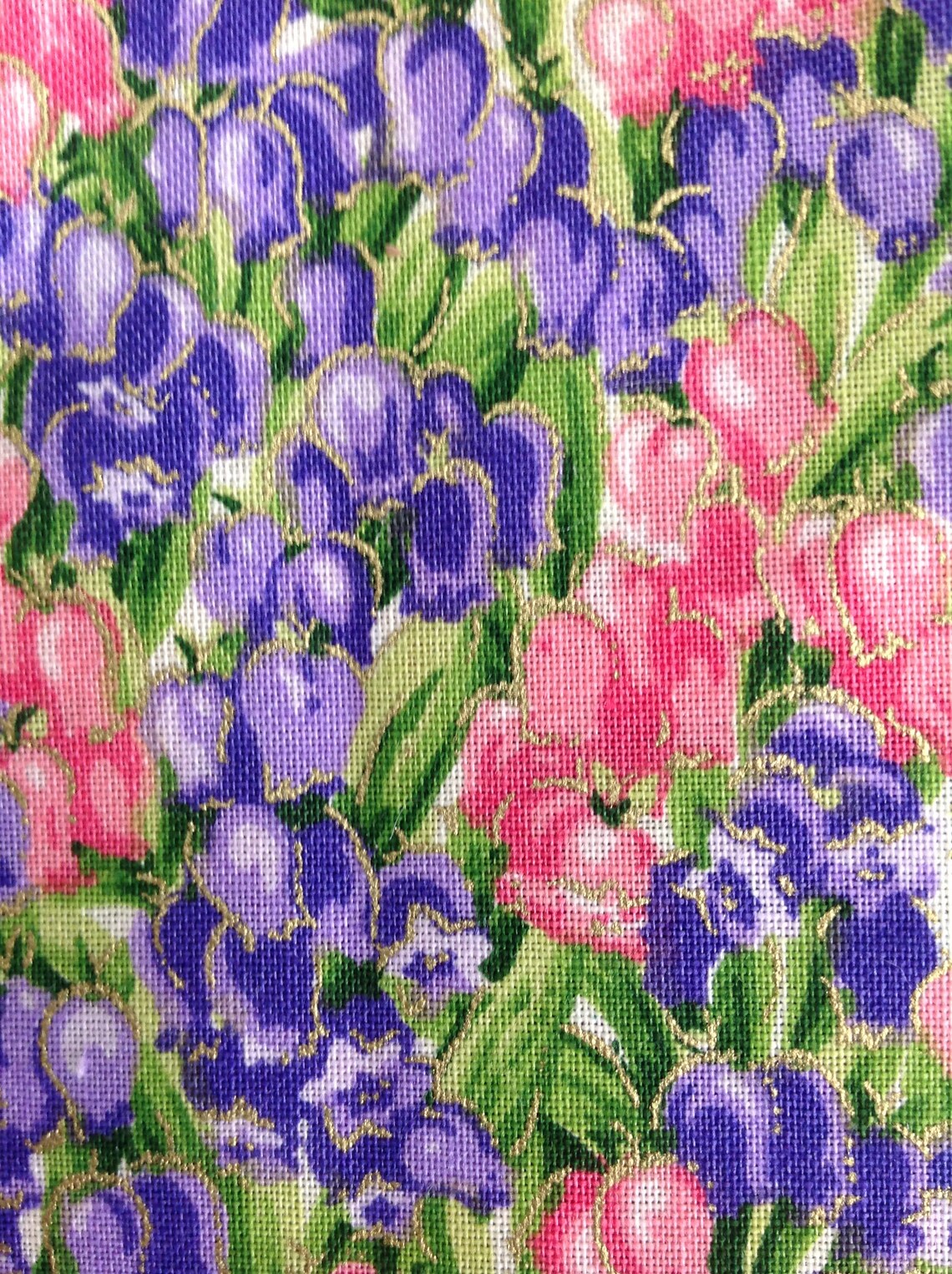 Lily of the valley fabric yardage CRANSTON COLLECTION Etsy