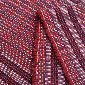 Rust Colored Rag Rug 55