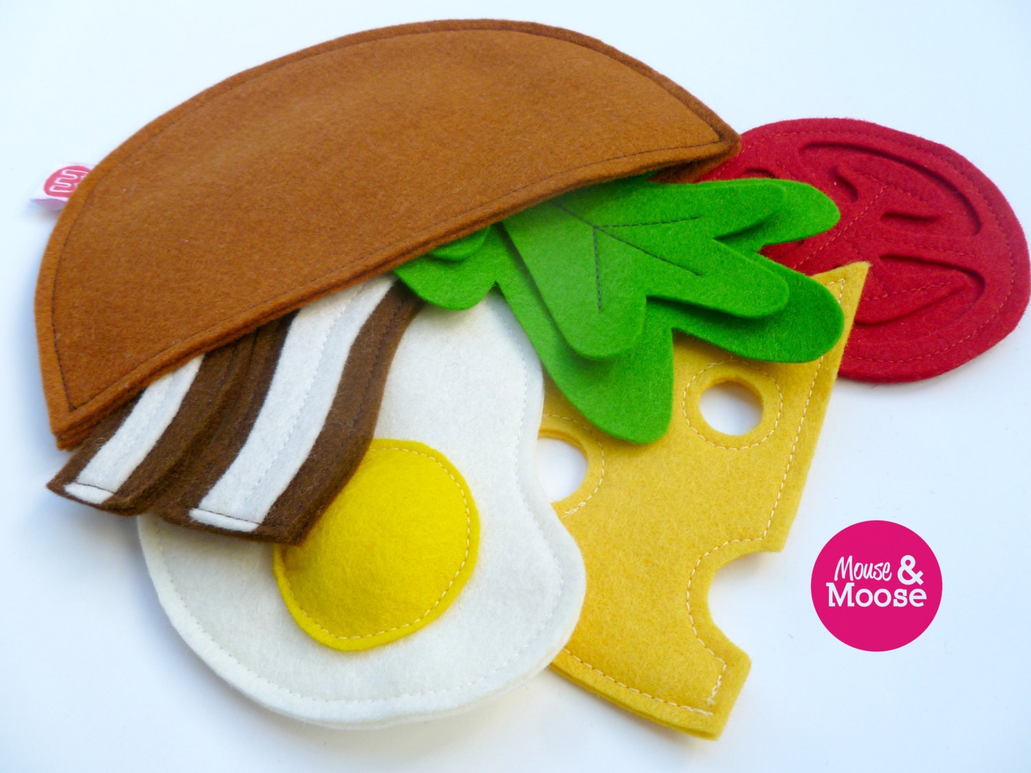 Wool felt Pita set. Felt food for play kitchens play food Etsy