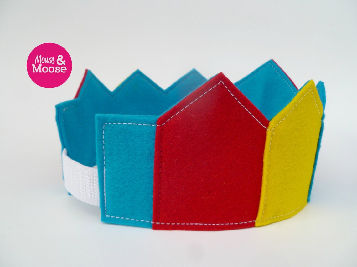 Wool Felt Dress up Crown for Pretend Play Birthdays or Etsy Canada