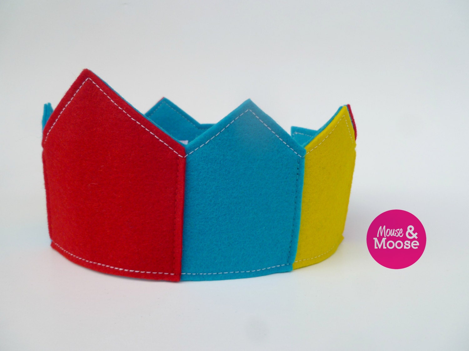 Wool felt dress up crown for pretend play birthdays or Etsy