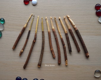 Firwood crochet hooks / Unique pieces