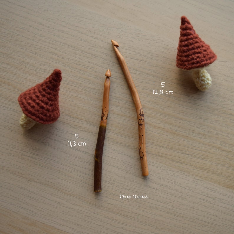 Applewood crochet hooks / Unique pieces image 3