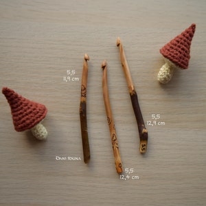 Applewood crochet hooks / Unique pieces image 5