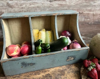 Produce Storage Bin - made to order - choose your color finish