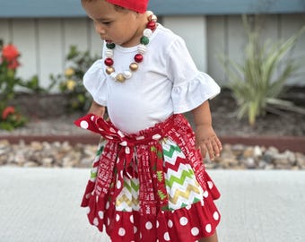 Ruffle Christmas Skirt