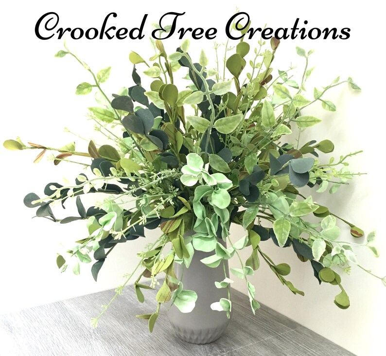 Greenery Bouquet Greenery Spray Vase Filler Greenery Spring Etsy