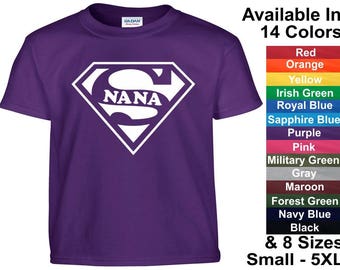 I'm A Grandma What's Your Superpower Black Juniors Soft T-Shirt