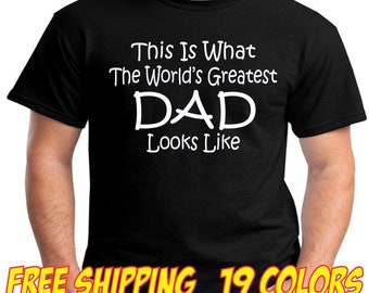 DAD Shirt Funny Dad Gift  Fathers Day Birthday Christmas T Shirt