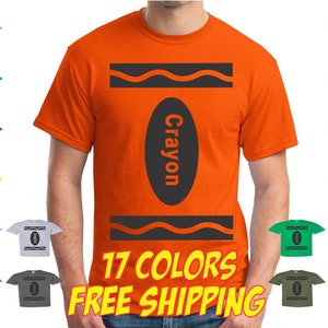 Crayon Shirt Halloween Costume Group Family Halloween Costume T Shirt Tee