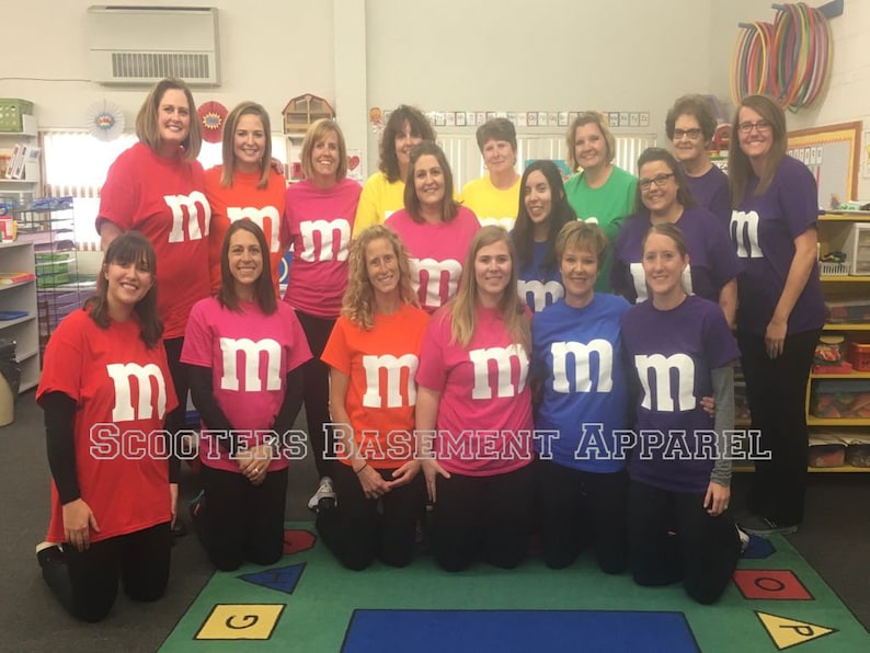 M&M T Shirt M and M T Shirt Group Family Halloween Costume T Shirt Tee image 6