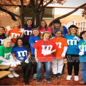 M&M T Shirt M and M T Shirt Group Family Halloween Costume T Shirt Tee image 7