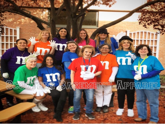 M M T Shirt M and M T Shirt Group Family Halloween Costume T Shirt