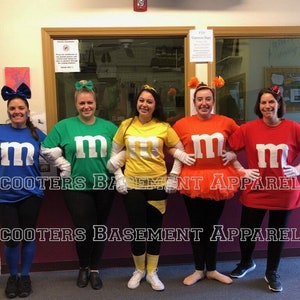 M&M T Shirt M and M T Shirt Group Family Halloween Costume T Shirt Tee image 5