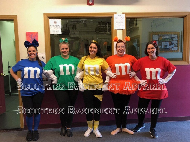 M&M T Shirt M and M T Shirt Group Family Halloween Costume T Shirt Tee image 5