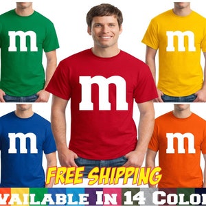 M&M T Shirt M and M T Shirt  Group Family Halloween Costume T Shirt Tee