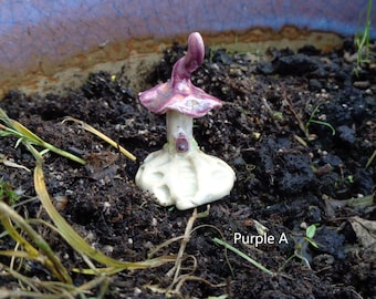 Teeny tiny Fairy house for pot plant decoration, small pot gardens or teacup fairy gardens,
